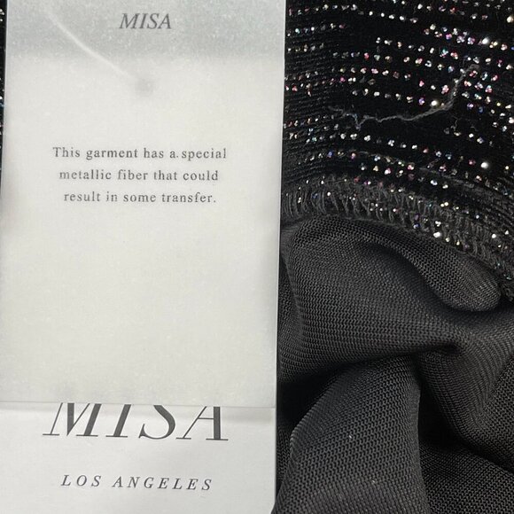 Misa Los Angeles Ekat Knit Skirt in Rainbow Astral Dusted, Size Small - NWT - Picture 3 of 9